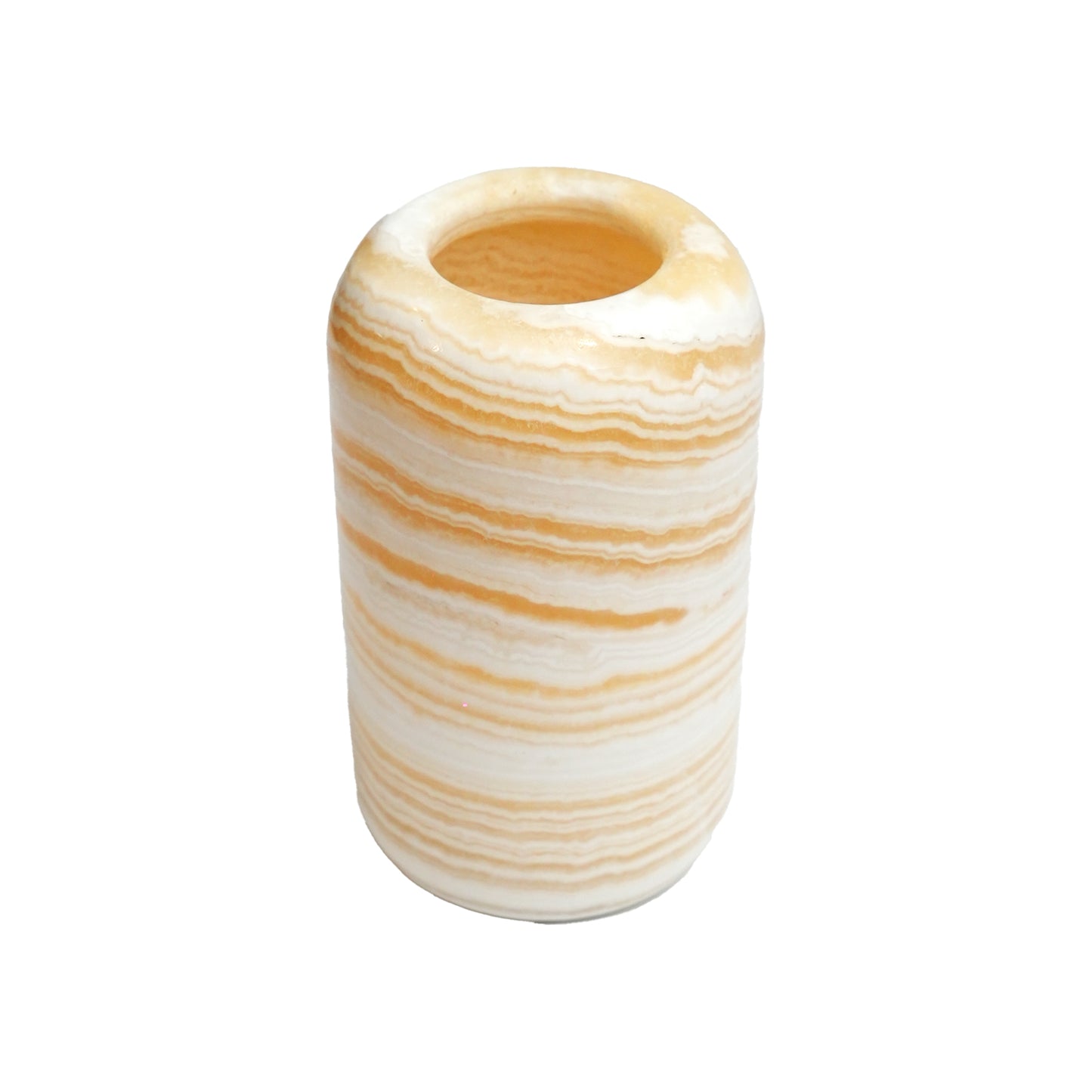 Large Cylinder Alabaster bowl