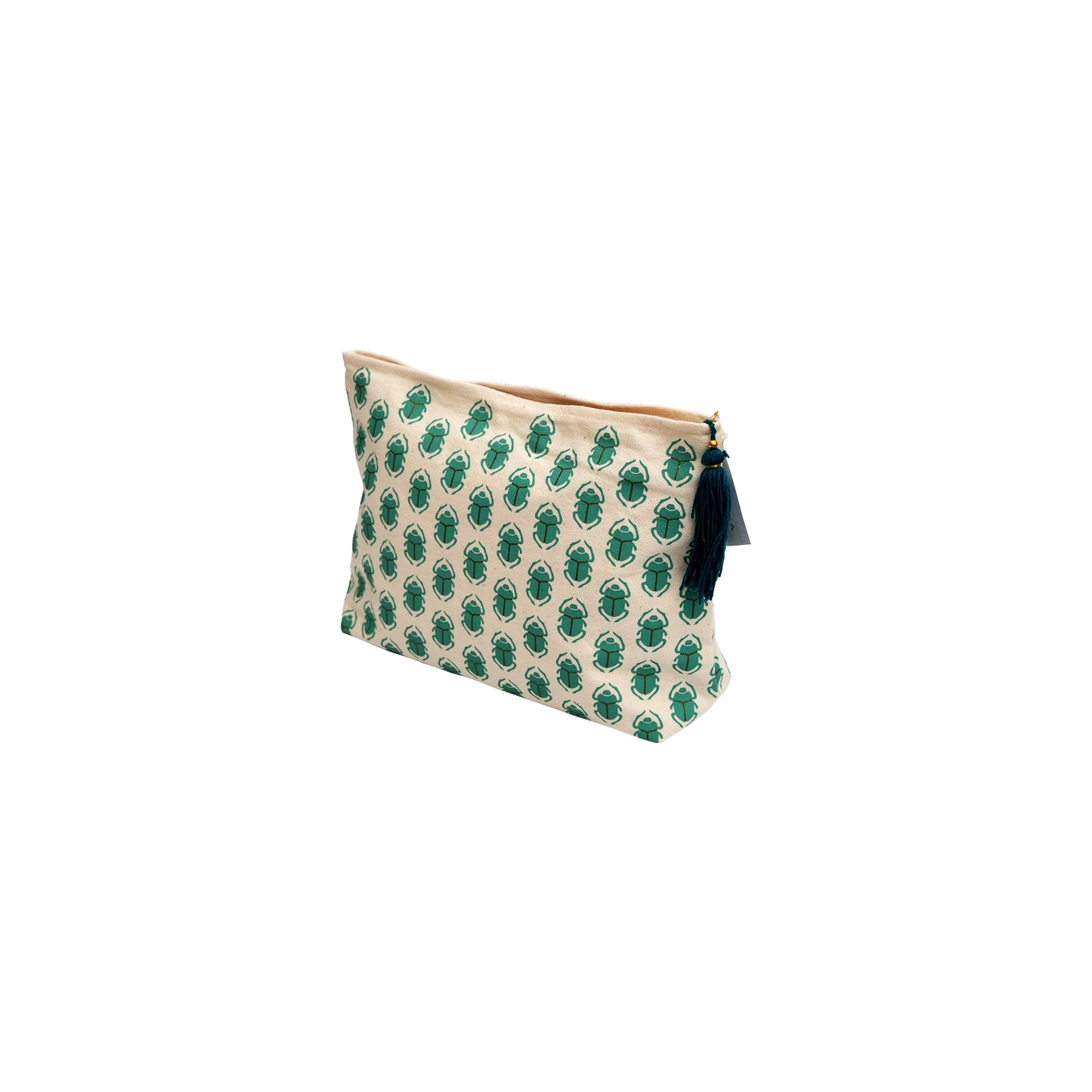 Green Scarab Toiletry Bag