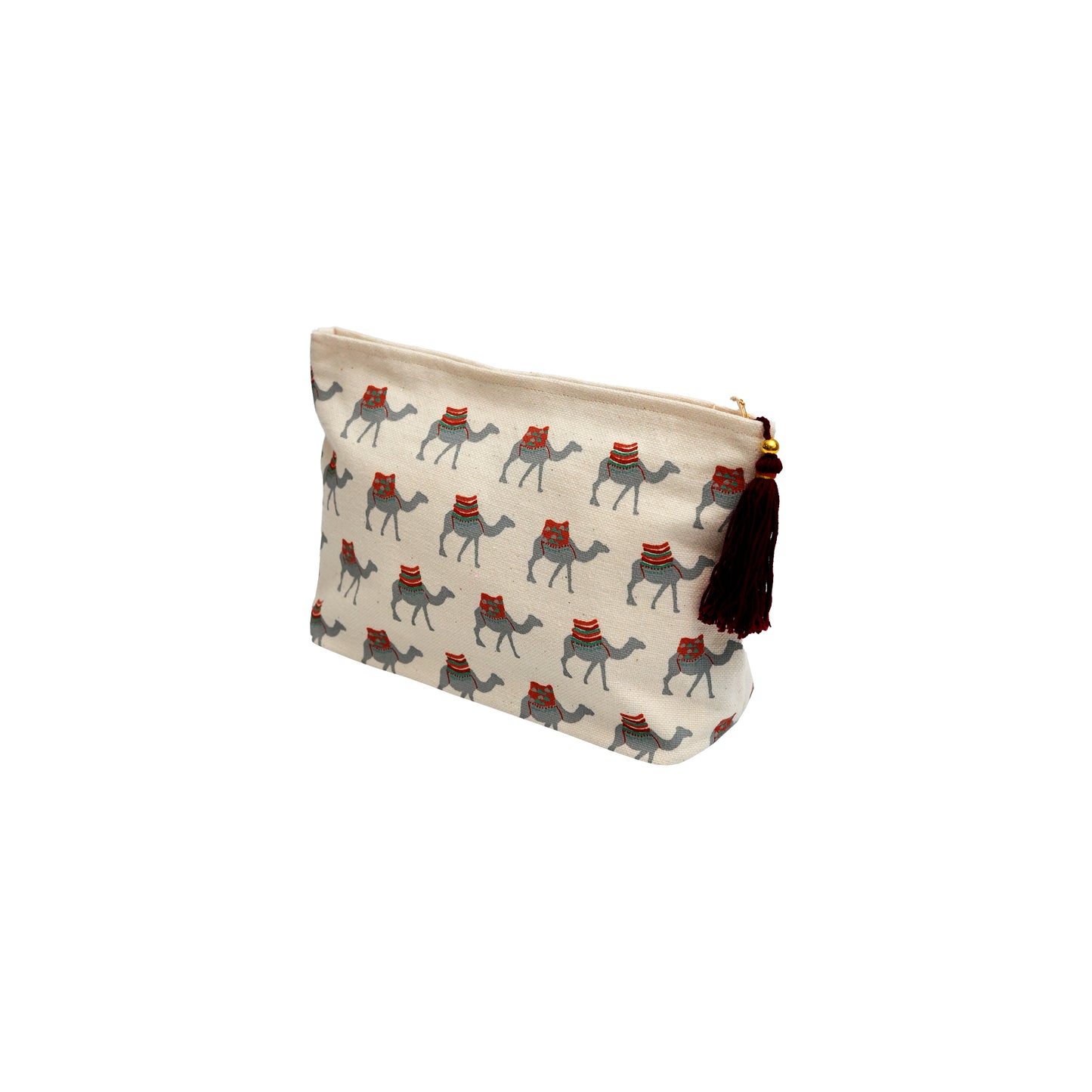 Camel Makeup Bag