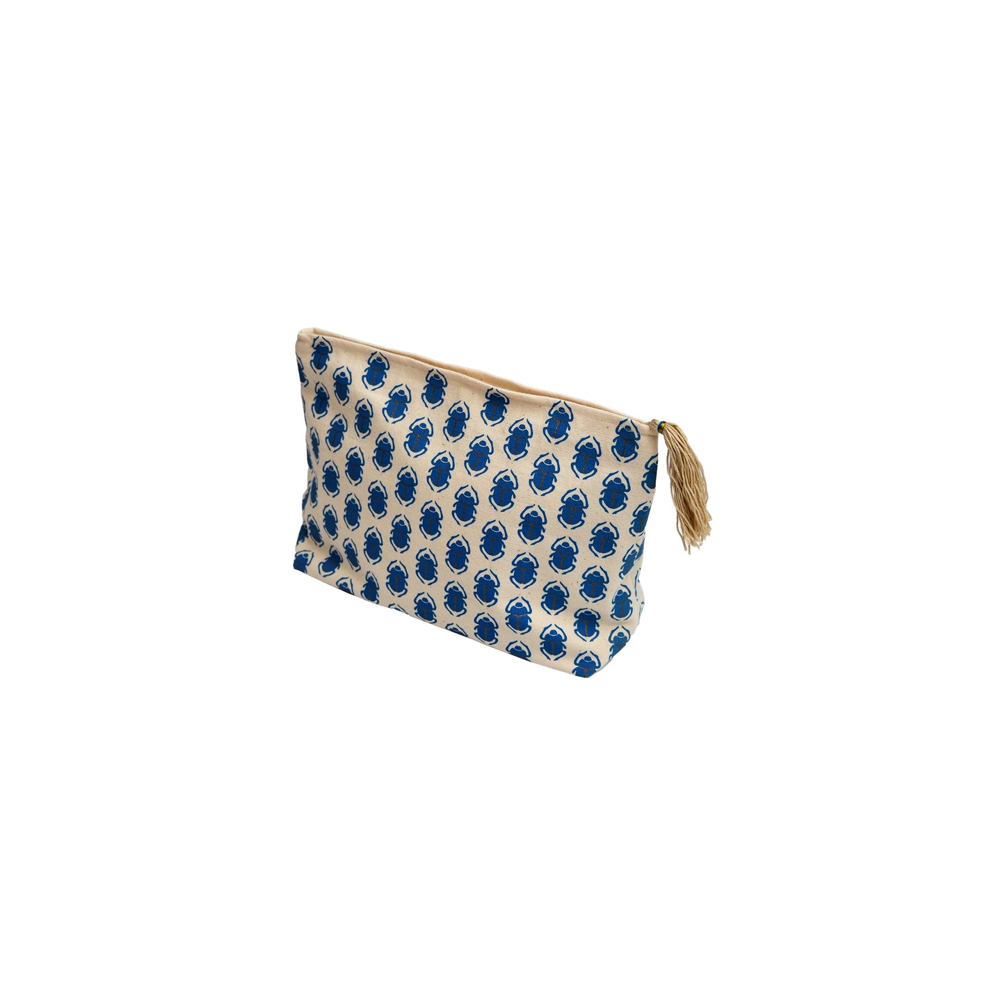 Scarab Makeup Bag - Blue