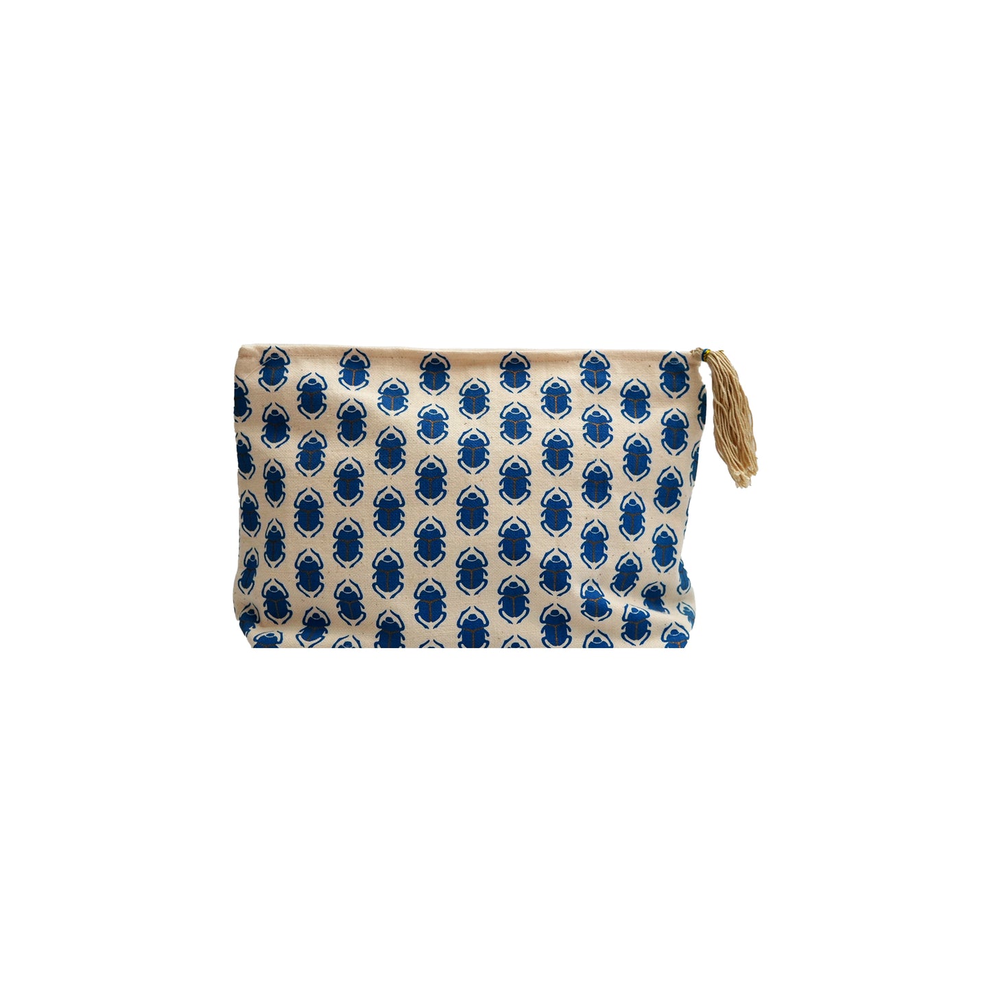 Scarab Makeup Bag - Blue