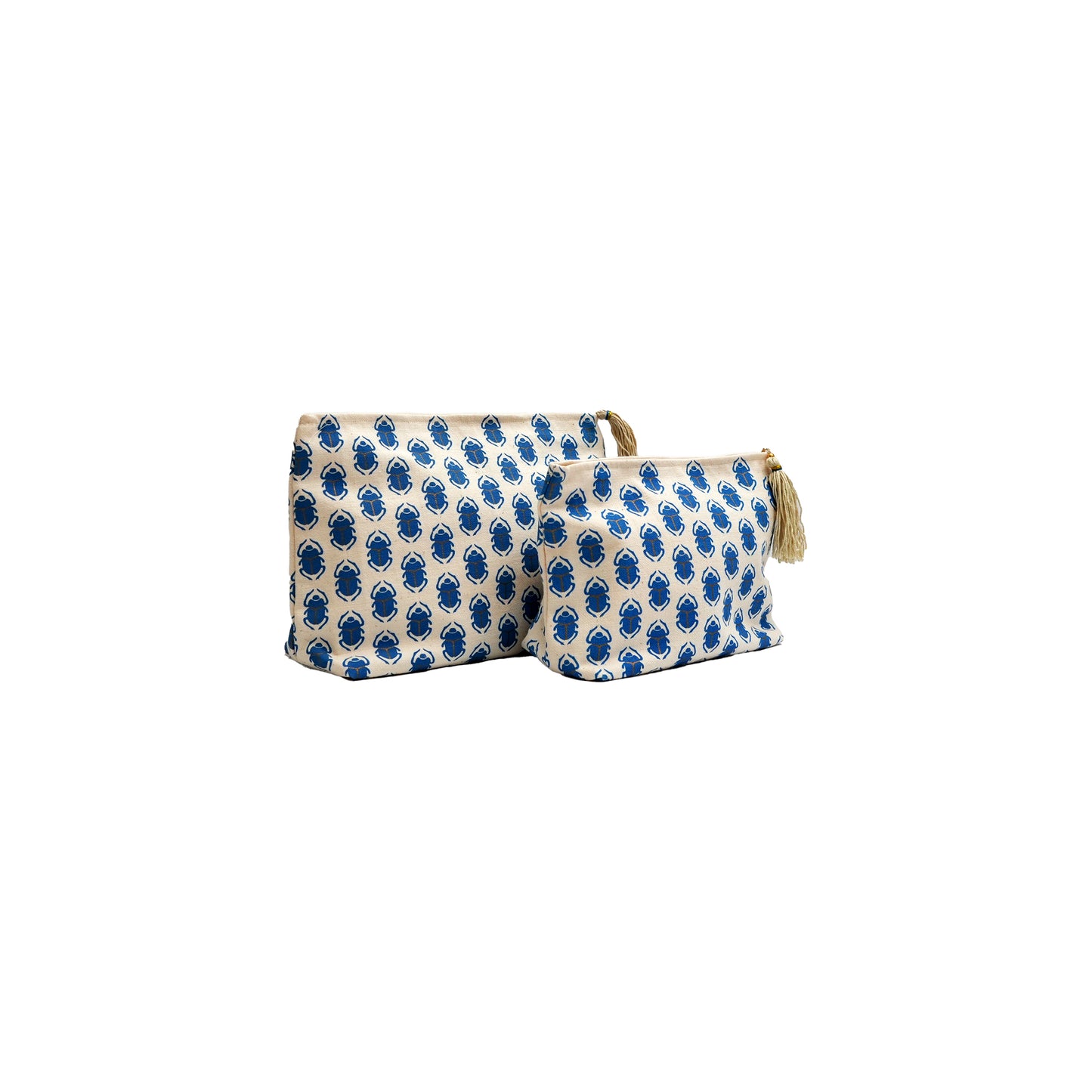 Scarab Makeup Bag - Blue